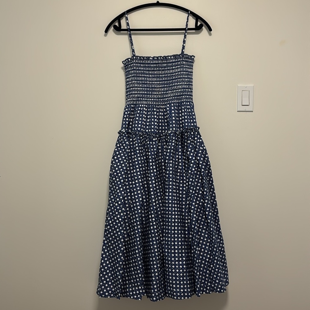 Hill House Blue and White Midi Dress - Picture 6 of 6
